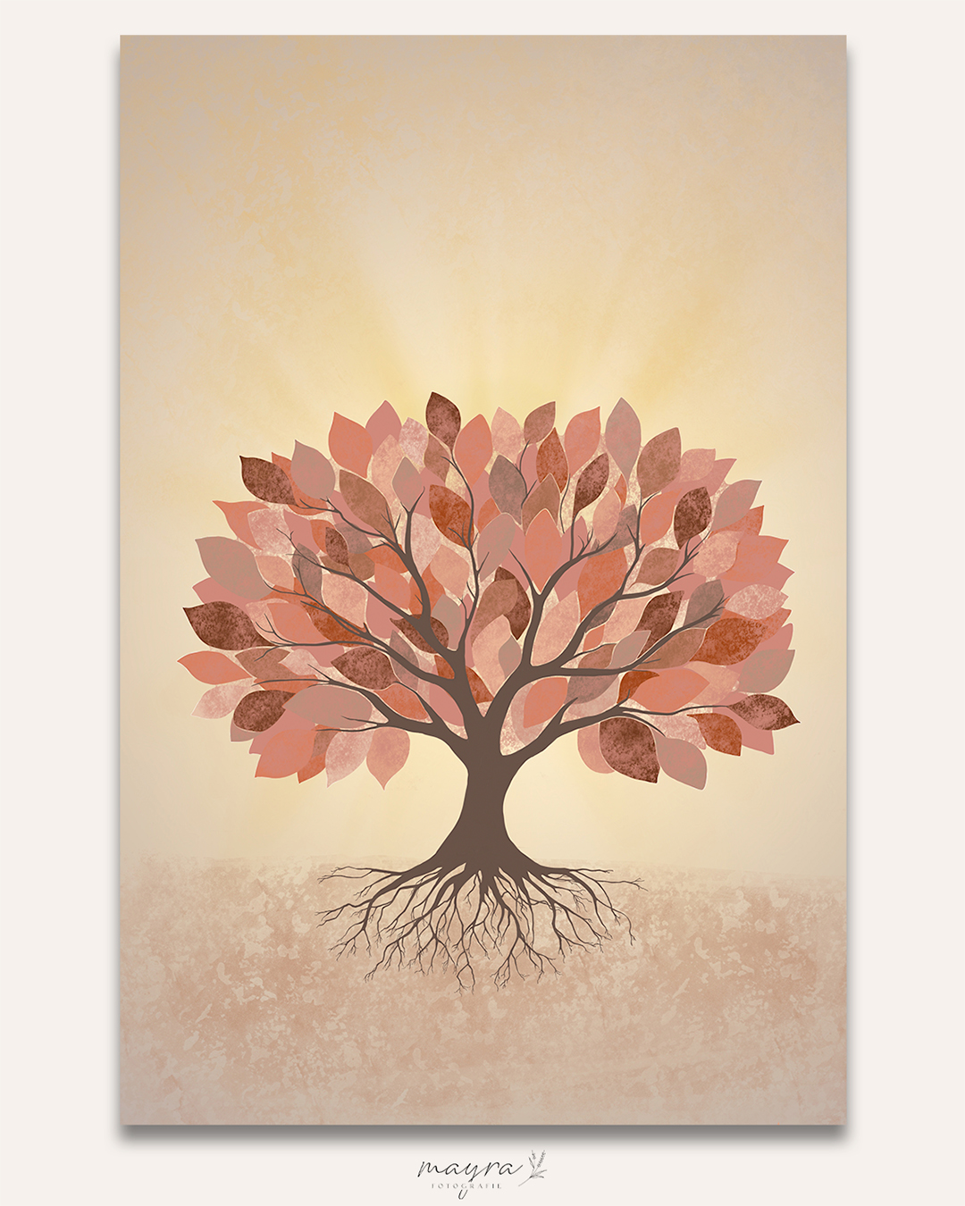 Rooted and blooming – Mayra’s wanddecoratie Rooting and blooming - Mayra's wanddecoratie